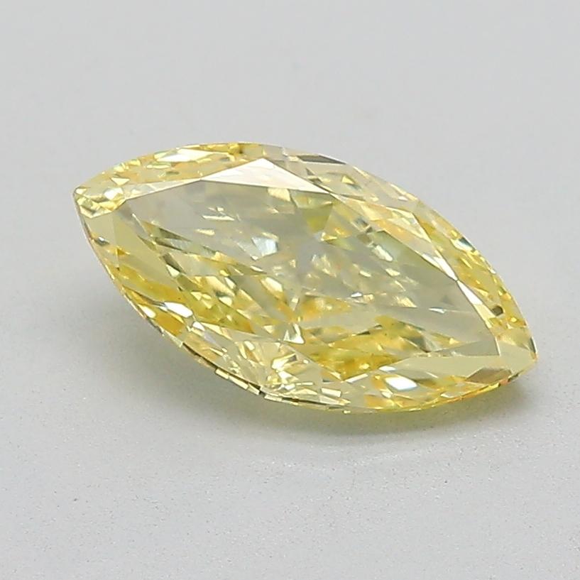 1.57 Ct. Fancy Intense  Yellow Marquise Lab Grown Diamond