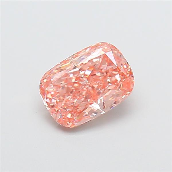 1.95 Ct. Fancy Vivid Pink Cushion Lab Grown Diamond