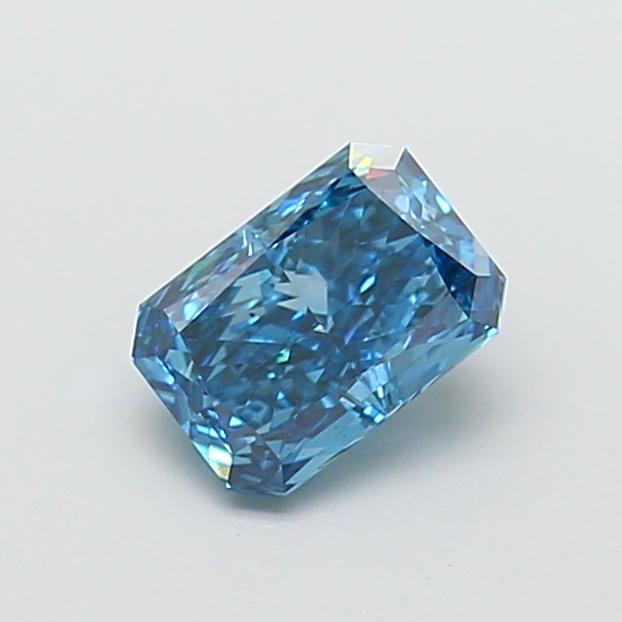 1.56 Ct. Fancy Blue Radiant Lab Grown Diamond