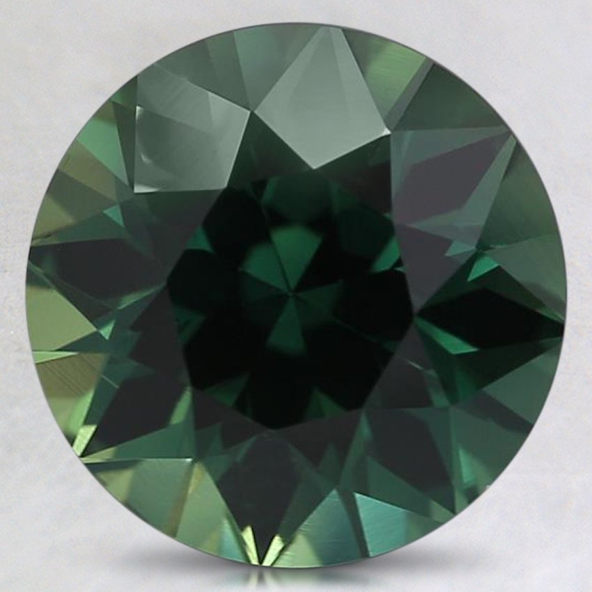 9.2mm Premium Teal Round Sapphire