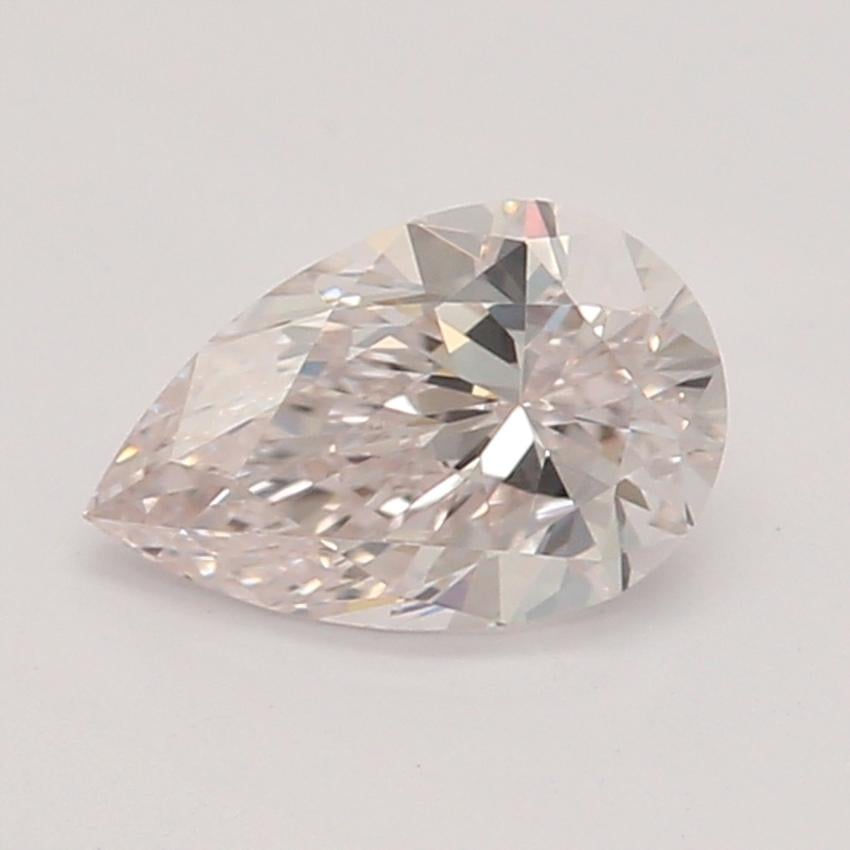 0.34 Ct. Very Light Pink Pear Diamond