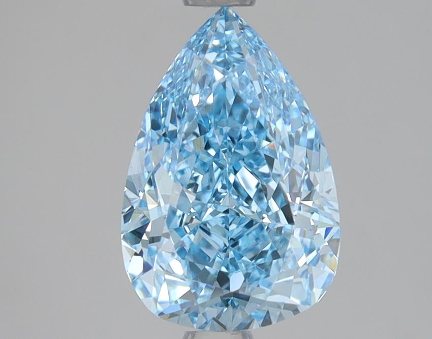 2.05 Ct. Fancy Vivid Blue Pear Lab Grown Diamond