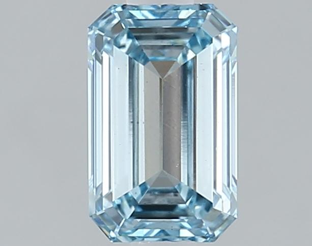 1.05 Ct. Fancy Intense Blue Emerald Lab Grown Diamond