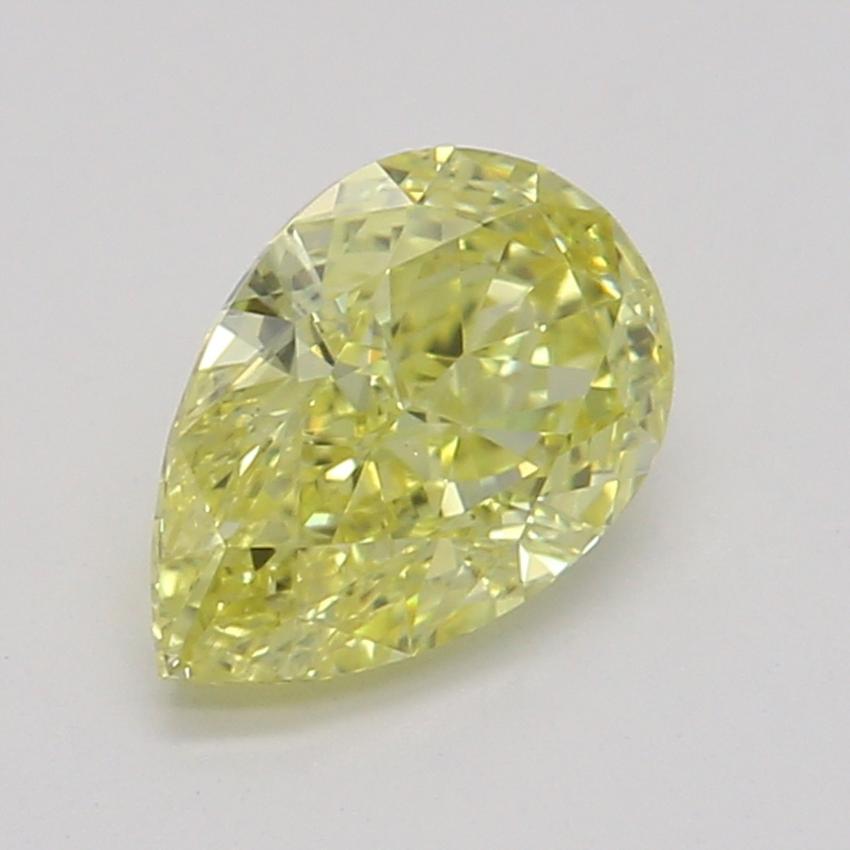 0.50 Ct. Fancy Intense Yellow Pear Diamond