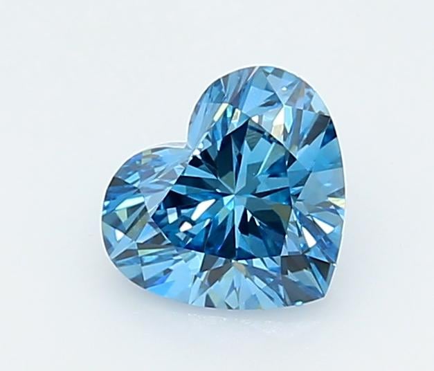 1.03 Ct. Fancy Vivid  Blue Heart Lab Grown Diamond