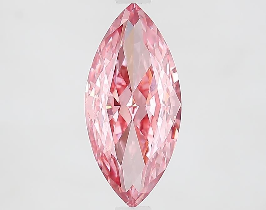 1.92 Ct. Fancy Vivid Pink Marquise Lab Grown Diamond