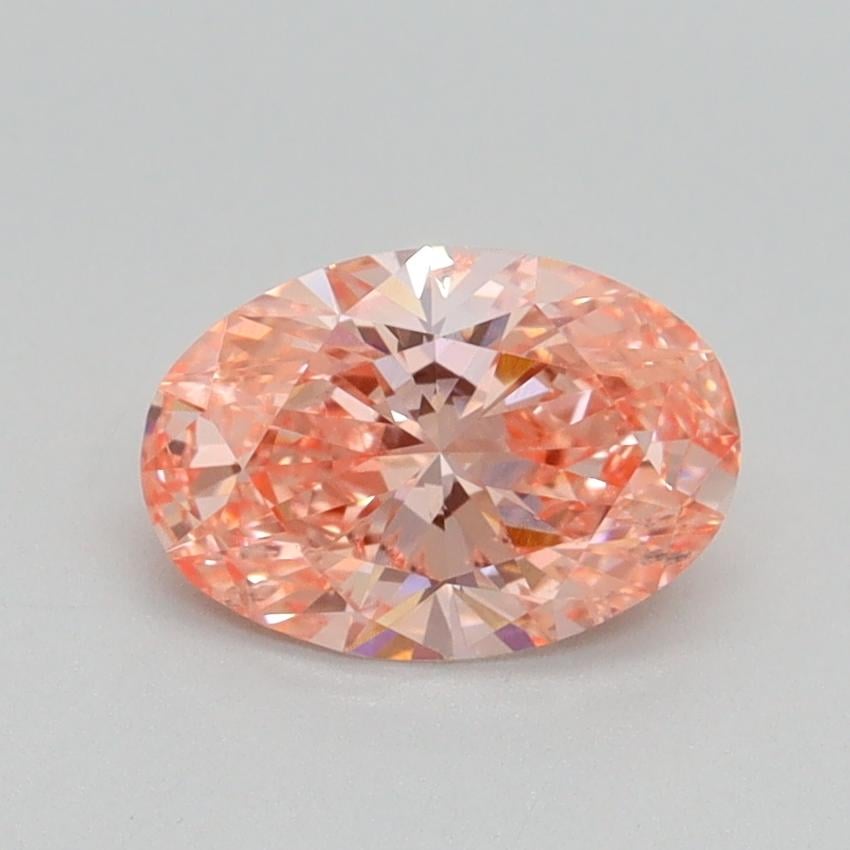 1.03 Ct. Fancy Vivid Pink Oval Lab Grown Diamond