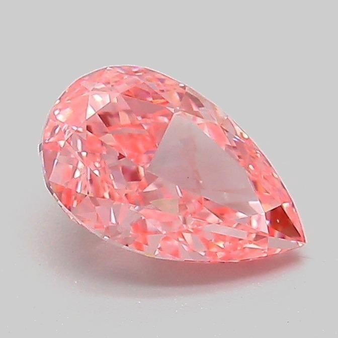 1.04 Ct. Fancy Vivid Pink Pear Lab Grown Diamond