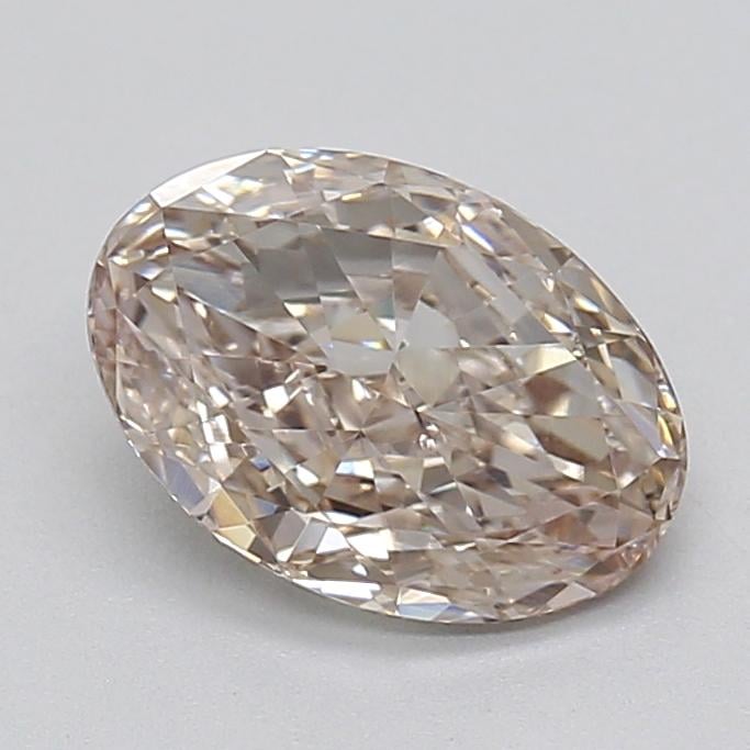 1.07 Ct. Light  Brown Oval Lab Grown Diamond