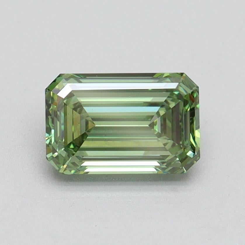 1.04 Ct. Fancy Vivid Green Emerald Lab Grown Diamond