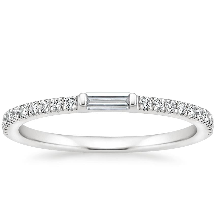 Accented Baguette Diamond Ring 