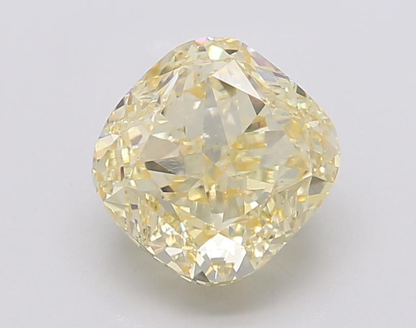 3.05 Ct. Fancy Intense Yellow Cushion Lab Grown Diamond