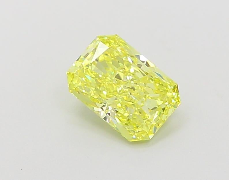 1.03 Ct. Fancy Vivid Yellow Radiant Lab Grown Diamond