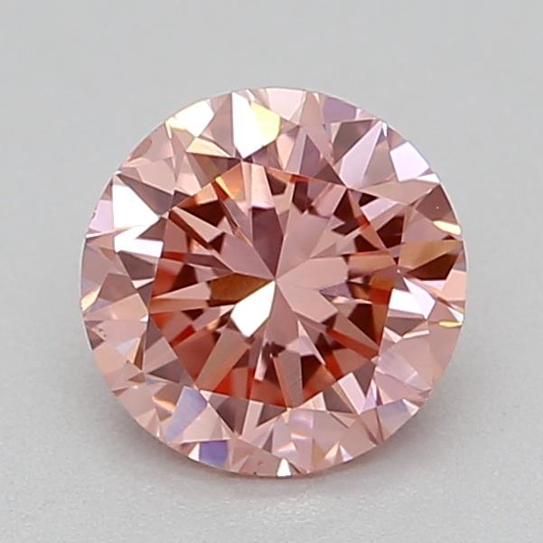 0.50 Ct. Fancy Intense  Pink Round Lab Grown Diamond