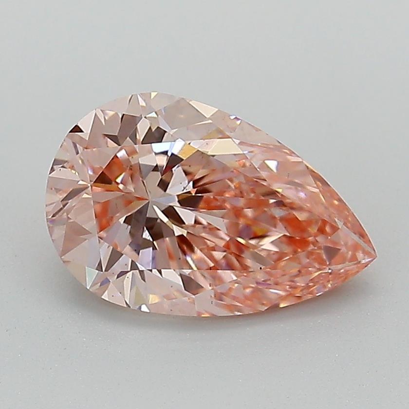 1.77 Ct. Fancy Vivid Pink Pear Lab Grown Diamond