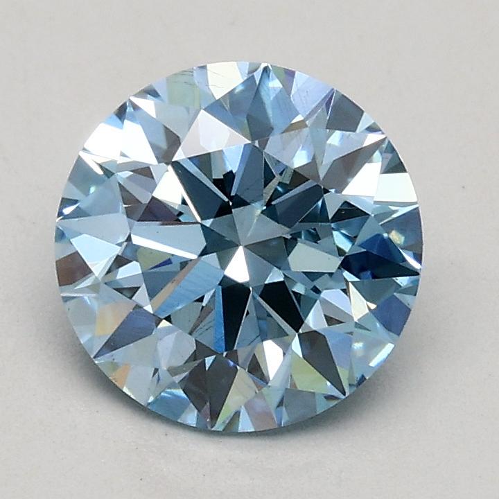 1.00 Ct. Fancy Intense Blue Round Lab Grown Diamond