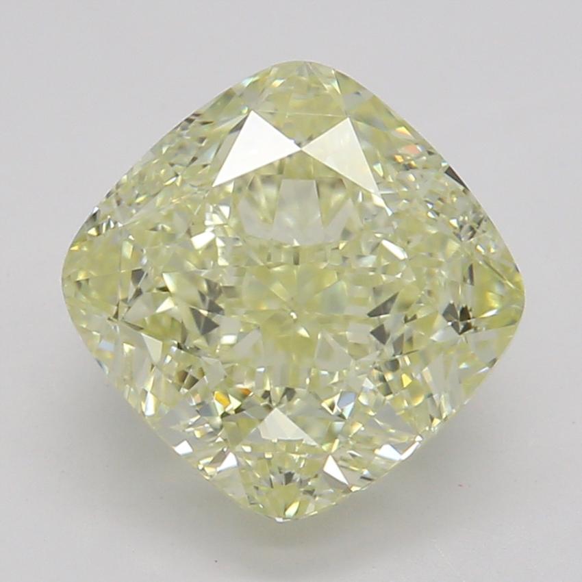 1.81 Ct. Fancy Light Yellow Cushion Diamond