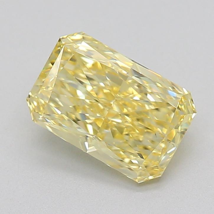 1.00 Ct. Fancy  Yellow Radiant Lab Grown Diamond