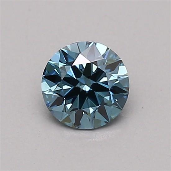 0.36 Ct. Fancy Vivid Blue Round Lab Grown Diamond