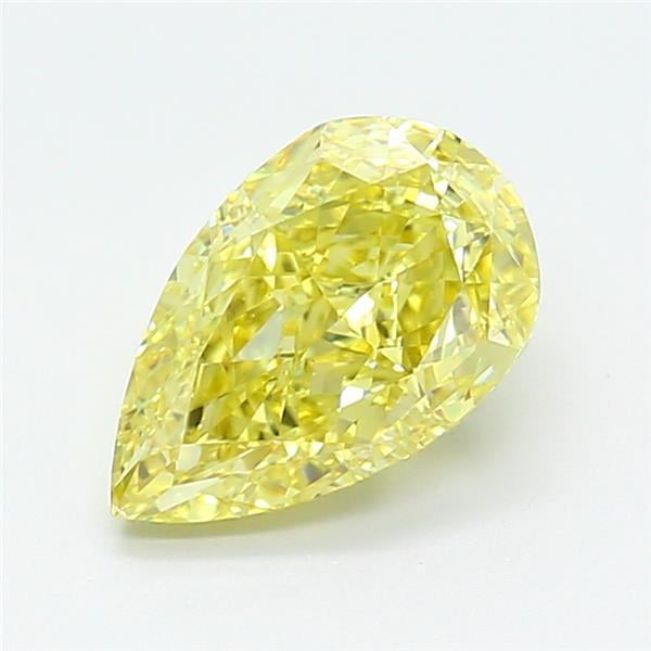 2.50 Ct. Fancy Intense Yellow Pear Lab Grown Diamond