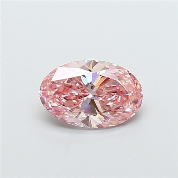 2.50 Ct. Fancy Vivid Pink Oval Lab Grown Diamond