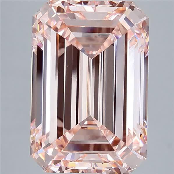 8.59 Ct. Fancy Intense Pink Emerald Lab Grown Diamond