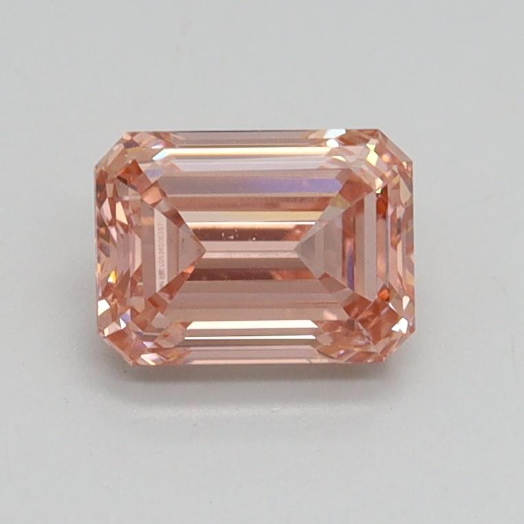 0.89 Ct. Fancy Intense Pink Emerald Lab Grown Diamond