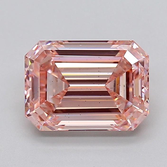 3.07 Ct. Fancy Intense Pink Emerald Lab Grown Diamond