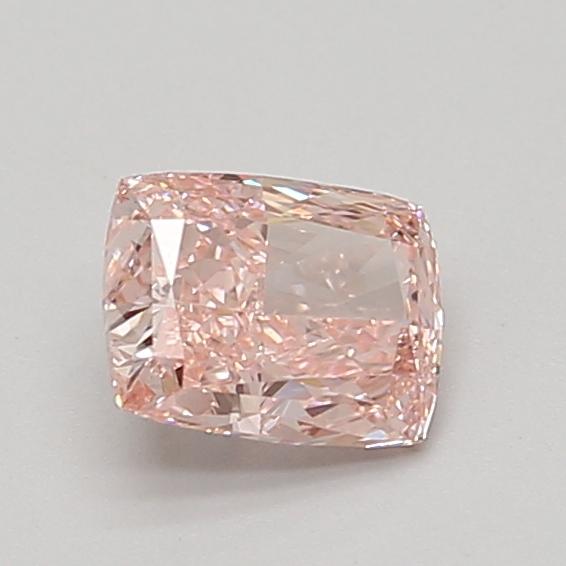 0.94 Ct. Fancy Vivid Pink Cushion Lab Grown Diamond