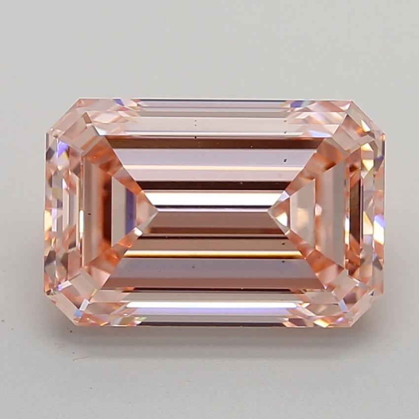 5.08 Ct. Fancy Vivid Pink Emerald Lab Grown Diamond