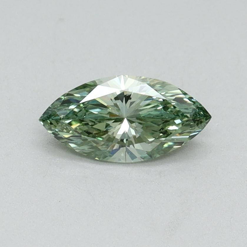 0.33 Ct. Fancy Vivid Green Marquise Lab Grown Diamond