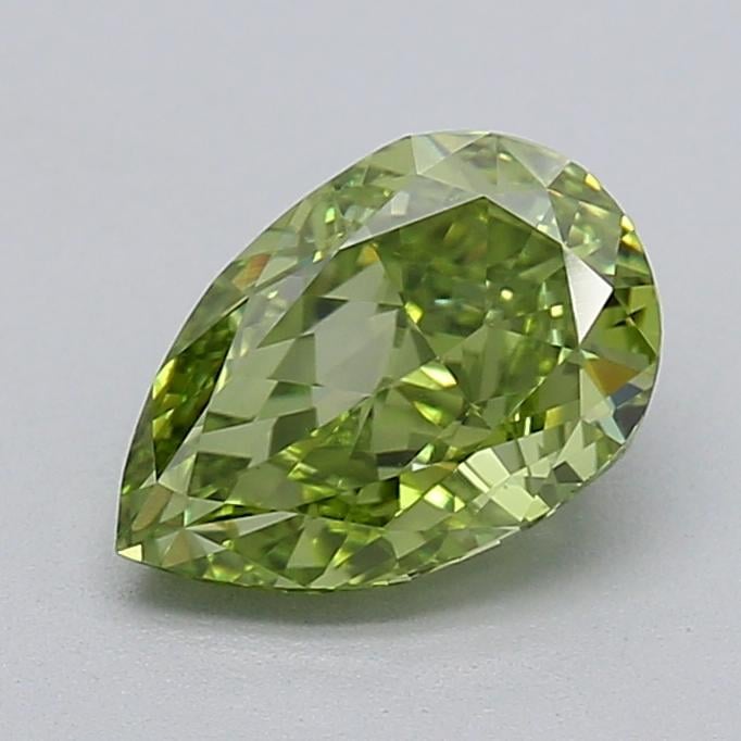 1.00 Ct. Fancy Green Pear Lab Grown Diamond