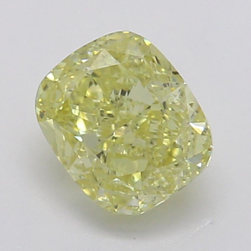 0.50 Ct. Fancy Intense Yellow Cushion Diamond