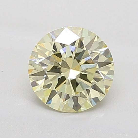 1.09 Ct. Light Yellow Round Lab Grown Diamond