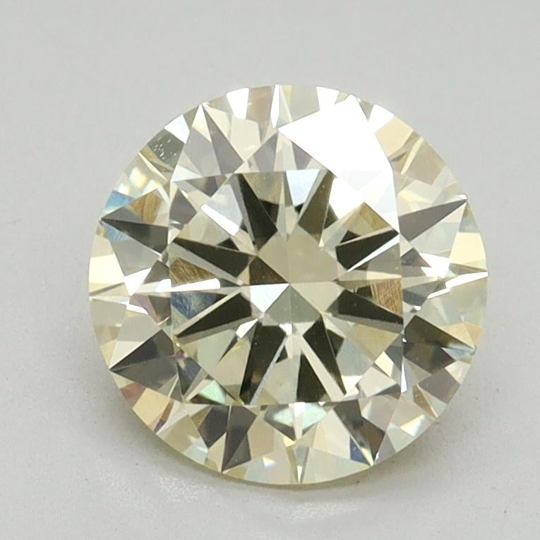 1.54 Ct. Light Yellow Round Lab Grown Diamond