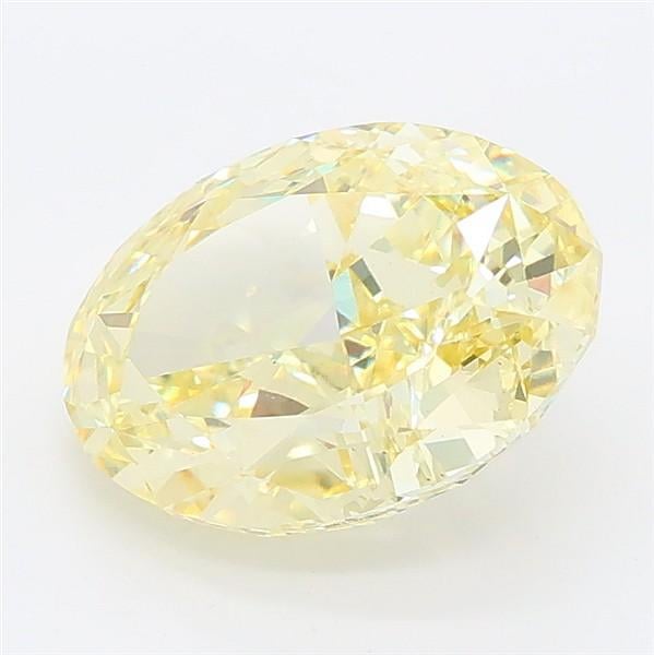 2.73 Ct. Fancy Intense Yellow Oval Lab Grown Diamond