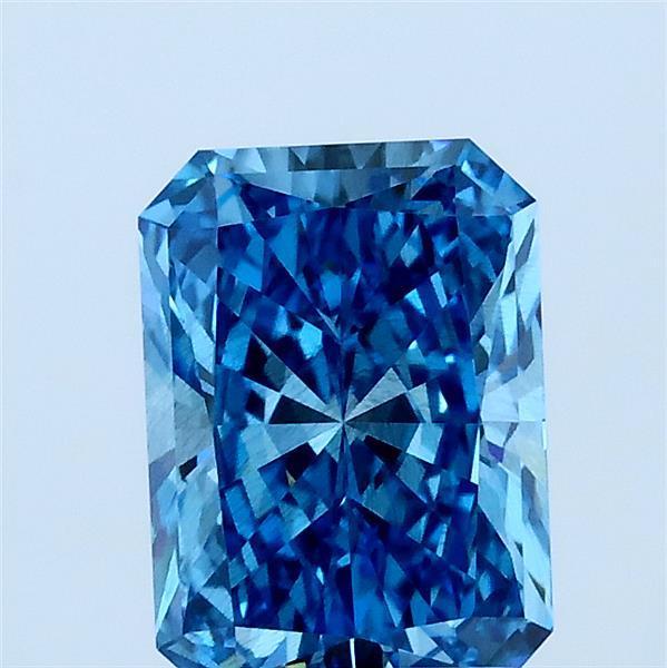 1.50 Ct. Fancy Blue Radiant Lab Grown Diamond