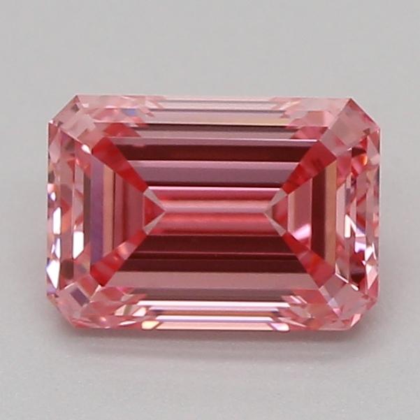0.53 Ct. Fancy Vivid Pink Emerald Lab Grown Diamond