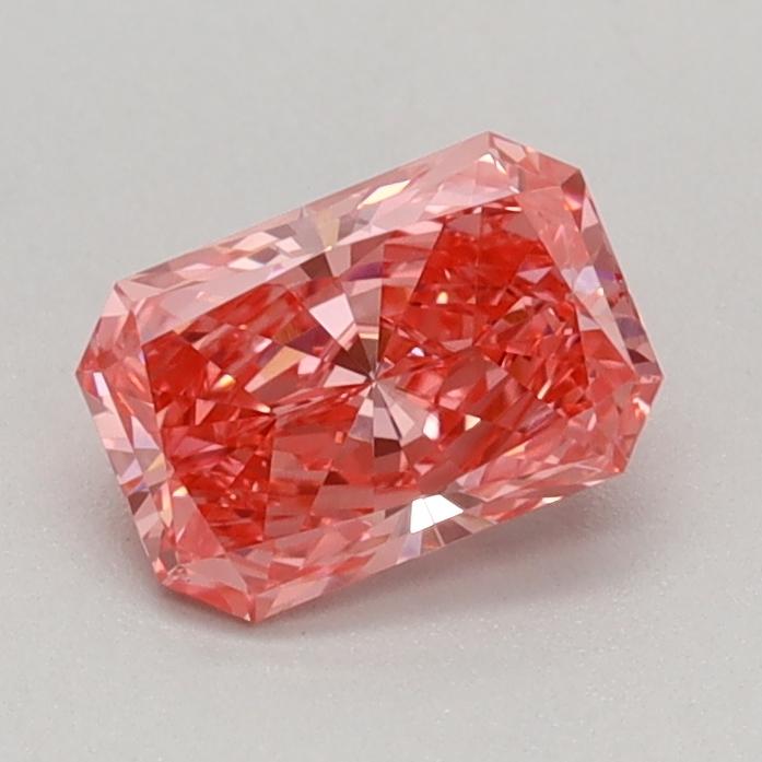 0.56 Ct. Fancy Vivid Pink Radiant Lab Grown Diamond