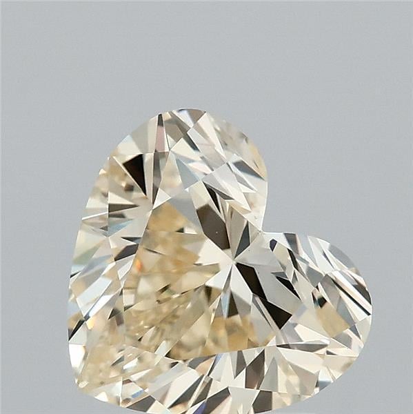 2.02 Ct. Fancy Light Yellow Heart Lab Grown Diamond