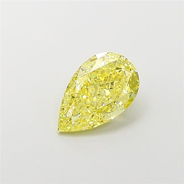 2.04 Ct. Fancy Intense Yellow Pear Lab Grown Diamond