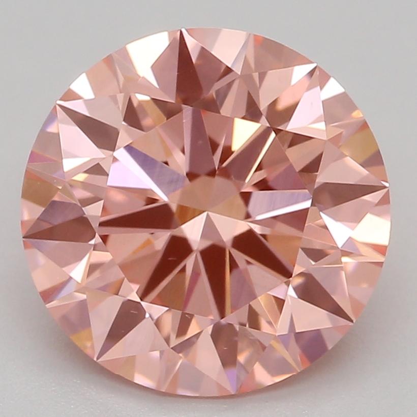 2.04 Ct. Fancy Vivid Pink Round Lab Grown Diamond