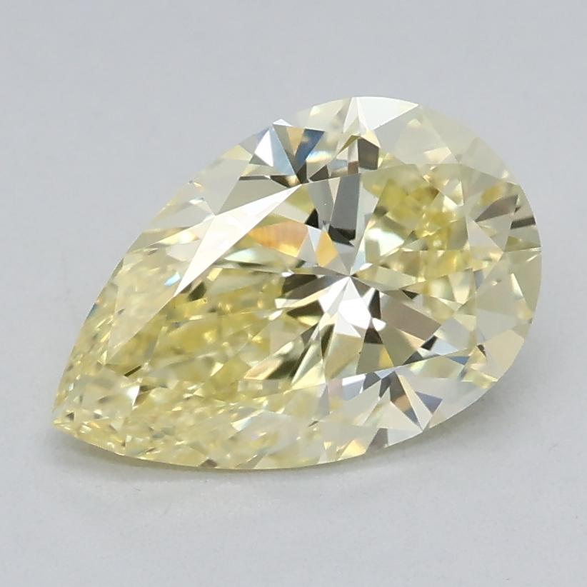 1.09 Ct. Fancy Intense Yellow Pear Lab Grown Diamond