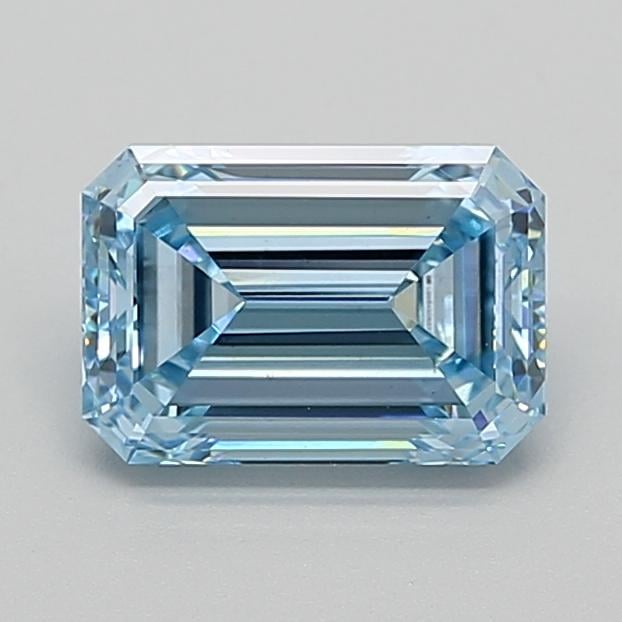 1.98 Ct. Fancy Intense  Blue Emerald Lab Grown Diamond