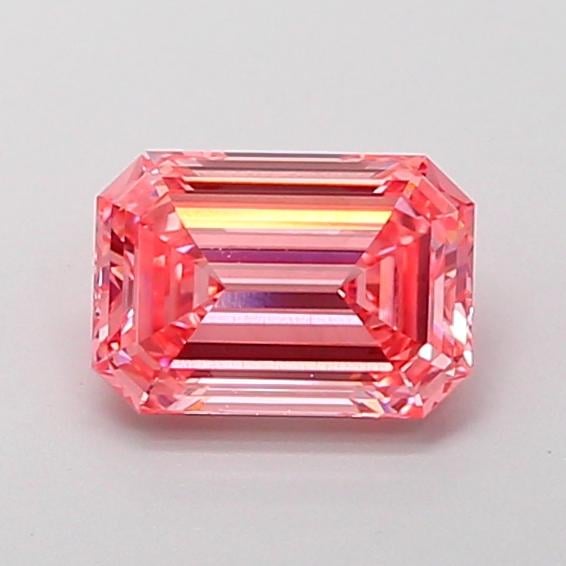 1.19 Ct. Fancy Vivid  Pink Emerald Lab Grown Diamond