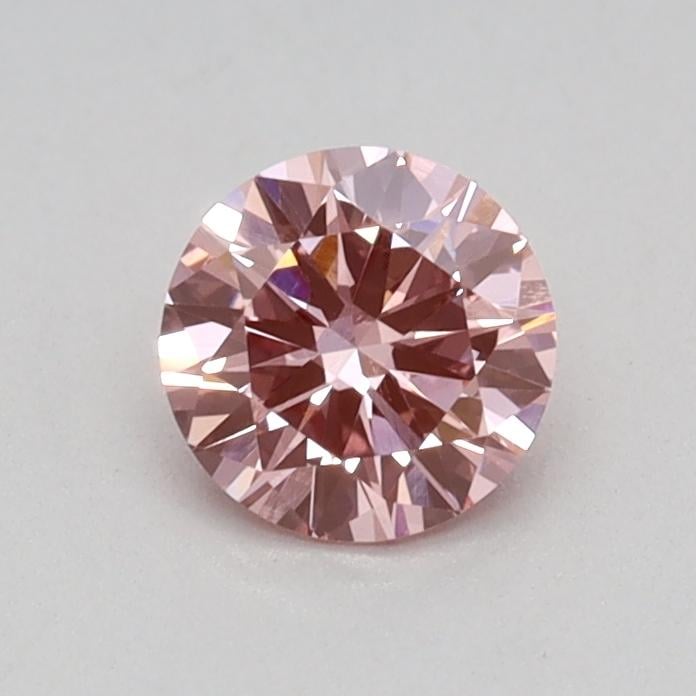 0.36 Ct. Fancy Intense Pink Round Lab Grown Diamond