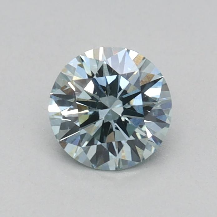 0.36 Ct. Fancy Intense Green Blue Round Lab Grown Diamond