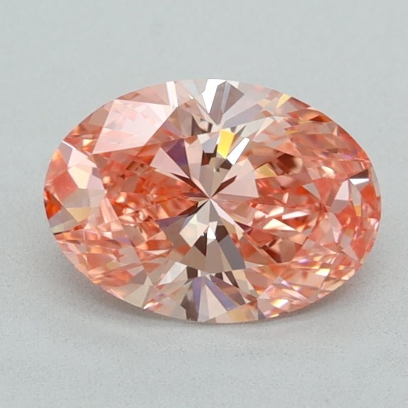 1.55 Ct. Fancy Vivid  Pink Oval Lab Grown Diamond