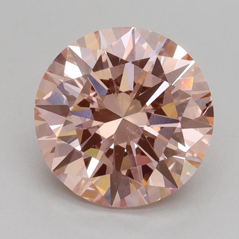 2.00 Ct. Fancy Intense Pink Round Lab Grown Diamond