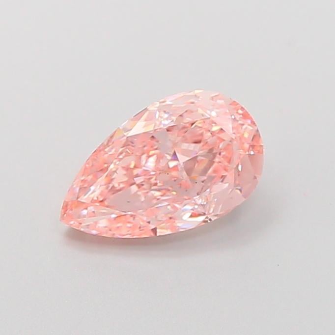 1.33 Ct. Fancy Intense Pink Pear Lab Grown Diamond